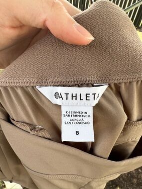 Athleta Women's Taupe Brown Track Joggers